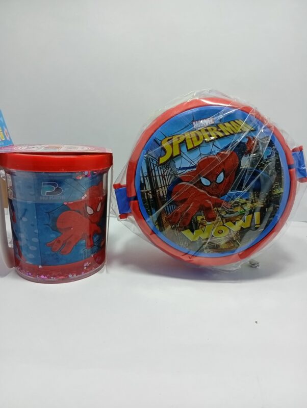 spider man kids lunch box and mug set marvel superhero design for kids age 3 to 8 karachi