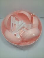 bowl set with cutlery