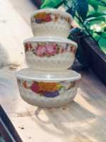 Melamine 3-Piece Food Storage Container Set
