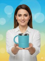 Stainless Steel Travel Mug With Handle