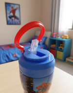 Kids Water Bottle Spider-Man Design – BPA Free & Leak Proof (Karachi)