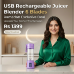 USB Rechargeable Juicer Blender 380ML – Portable Mini Mixer in Karachi | Babar Shop
