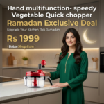 Rotary Hand Chopper Food Processor – Buy Manual Vegetable & Meat Mincer in Karachi | Babar Shop