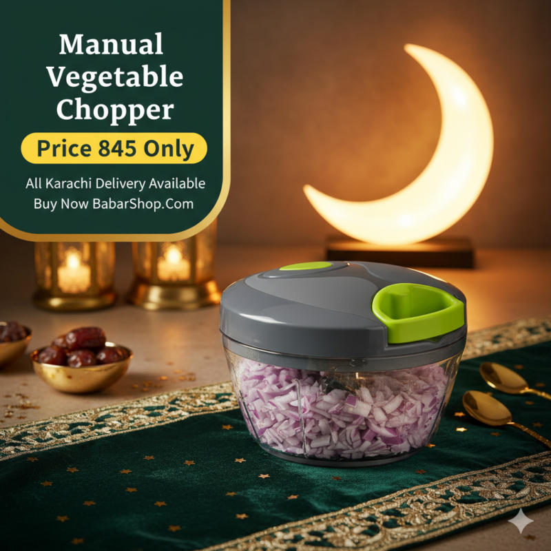 Hand Pull Chopper Machine – Manual Turbo Food Processor in Karachi | Babar Shop
