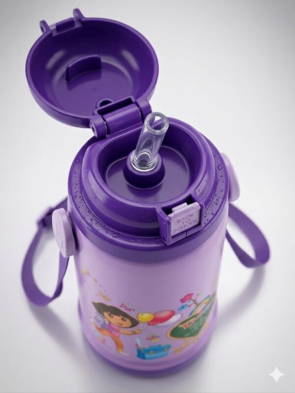Kids Dora-Themed Water Bottle – School Bottle for Kids in Karachi | Leak Proof & Durable