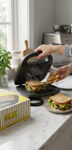 KöLAX Electric Sandwich Maker (Model JT) – Fast Toast & Grill Machine for Home Use in Karachi
