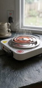 Portable Electric Single Burner Stove – Compact Cooking Hot Plate for Home & Hostel (Karachi)