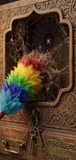 Rainbow Static Duster – Electrostatic Cleaning Duster for Home