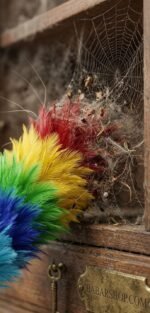 Rainbow Static Duster – Electrostatic Cleaning Duster for Home
