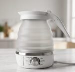 🔌 Travel Foldable Electric Kettle – Portable Silicone Boiling Kettle for Travel
