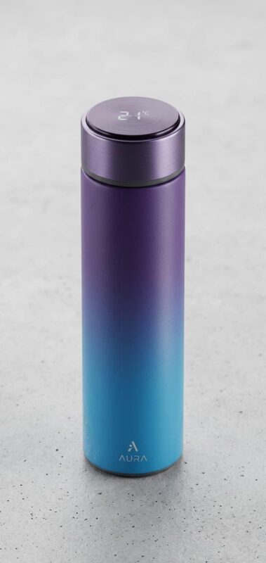 TAKE RISK” Smart LED Temperature Bottle – Digital Thermos Flask