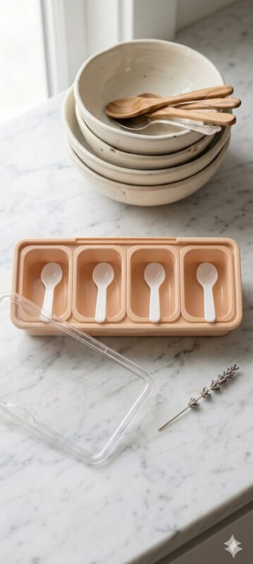 4-Piece Seasoning Container Set – Premium Spice Organizer for Modern Kitchens