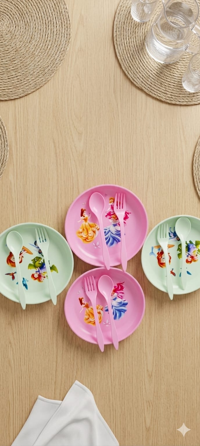Disney Princess 4-Piece Toddler Feeding Set – Cute Kids Meal Set for Daily Use Disney Princess 4-Piece Toddler Feeding Set – Cute Kids Meal Set for Daily Use