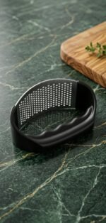 Stainless Steel Garlic Rocker Press – Smart Garlic Crusher for Easy Cooking