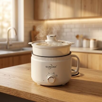 Surhan 2L 600W multi kettle with steamer and egg attachment