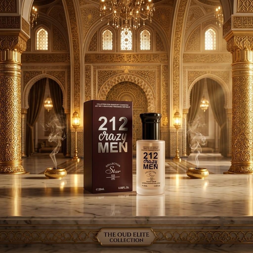 212 Crazy Men Perfume 20ml Pakistan — Collection Star Fresh Citrus Fragrance